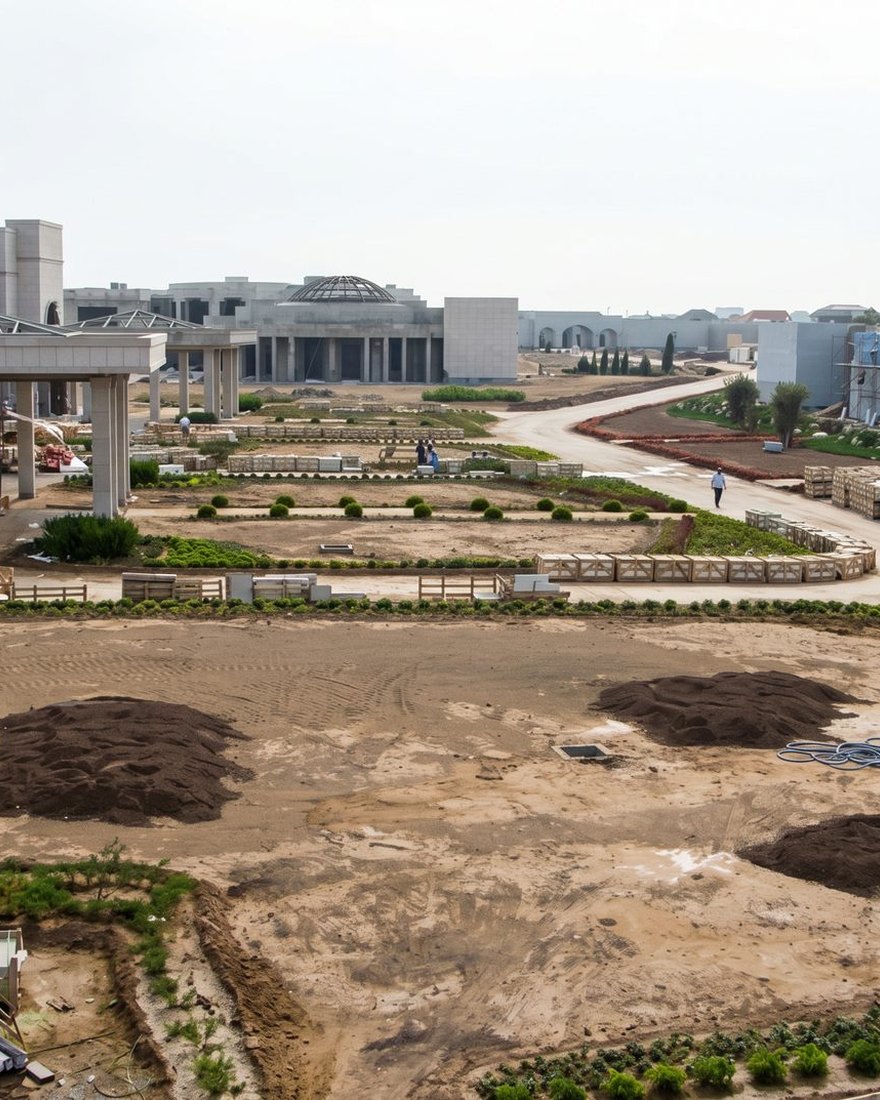 Bakü Residence projesinin inşaat aşaması